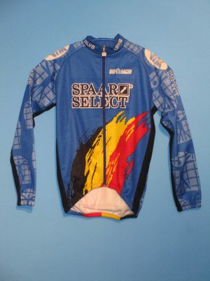 BELGIQUE (e) VESTE DE CYCLISME ÉQUIPE NATIONALE CYCLOCROSS SPAARSELECT 2003/2004