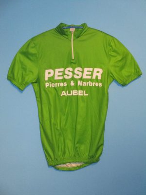CAMISETA CICLISMO PUNTO PESSER AUBEL VERDE