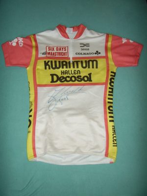 6-DAY MAASTRICHT KWANTUM HALLEN-DECOSOL 1985 CYCLING SHIRT