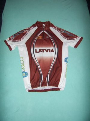 LETTONIE (d) MAILLOT DE CYCLISME DE L'ÉQUIPE NATIONALE