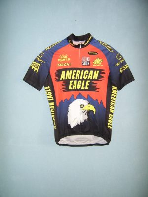 MAGLIA DA CICLISMO AMERICAN EAGLE (g) 1997-1998